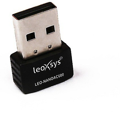 

Leoxsys Wireless 11 AC WiFi USB Adapter(Black)