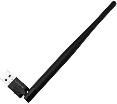

Comfast CF-WU755P 150mbps Network USB Wi-Fi Dongle with 5dBi External Antenna USB Adapter(Black)