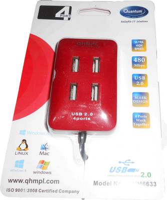 

Quantum QHM 6633 USB Adapter(Red, Blue, Black, White)