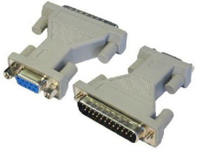 

TechGear 9pin Serial Rs 232 Db9 Female USB Adapter(White)