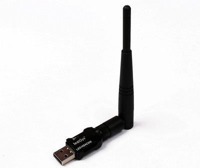 Leoxsys Wireless 11 AC High Gain WiFi USB Adapter Black