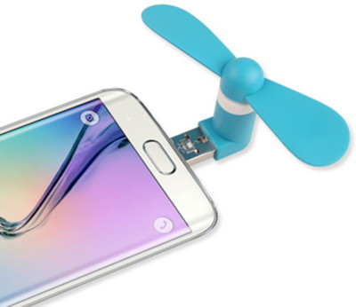 V2 USB Fan/ Portable USB fan/ Mini Mobile Cooler/ Mini USB fan for only OTG enabled android phones USB-OTG-FAN USB Fan(Assorted Color)