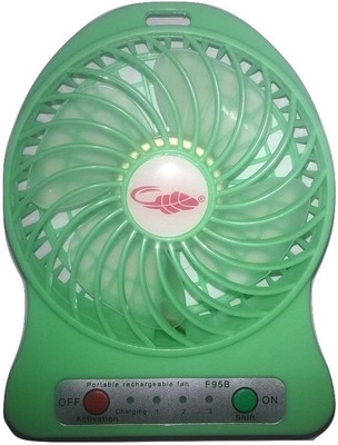 Vsquare portable rechargeable ufb528 USB Fan Green Vsquare Mobile Accessories