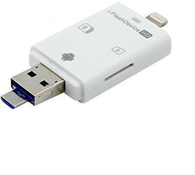Shrih USB 8 pin Port Flash Drive Memory Stick SH 02776 Card Reader White