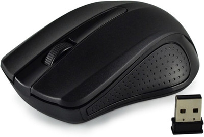 

Cliptec RZS846BK Trax 2.4GHz, 1200DPI with USB Stick Wireless Optical Mouse(Bluetooth, Black)
