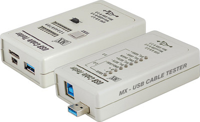 MX USB 3.0 Tester USB 3.0 Cable Tester USB Cable White