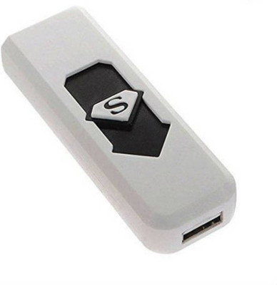 

Pinglo Superman Style Rechargeble White lighter003 Cigarette Lighter(White)