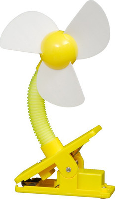 

Montez Portable Mini Clip Rechargeable 1413 USB Fan(Yellow)