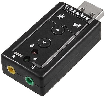 36% OFF on Indiashopers 7.1 CHANNEL Sound Card(Black) 36% OFF on Indiashopers 7.1 CHANNEL Sound Card(Black)