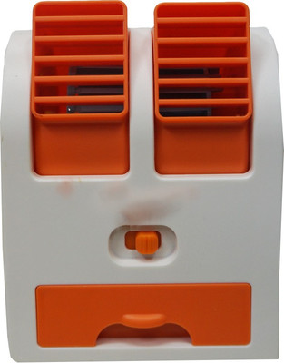 Muren Unique Ice Cooled USB Air Dispenser cum Cooler USB Cooler 1384 Laptop Accessory Orange, White