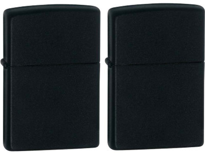 Shine Earth Pack of 2 Black Cigarette Lighter(Black)