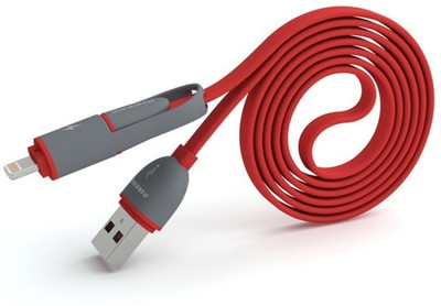 

VibeX ™ Bilitong High Speed 2 in1 Data Micro USB Sync & Charge Cable(Multicolor)