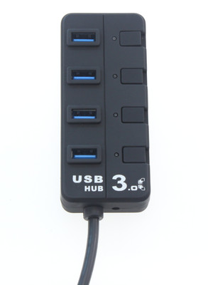 Zazz PRO ZUH1027 USB Hub Black