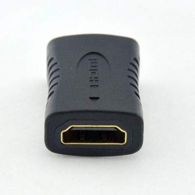 99Gems Female Coupler Jointer Adapter Extender Gender Changer Sleek Compact HDMI Connector(Black)