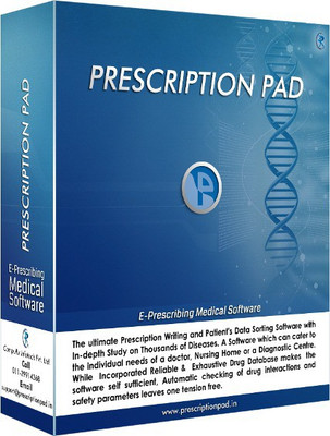 

Prescription Pad Writing Software for Doctor's(Life Time, 1 PC)