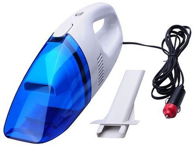 Shrih Portable Handheld Car Vacuum Cleaner Blue White