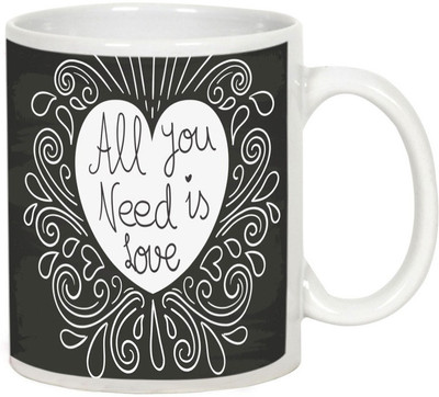 

AllUPrints Love Forever Baby White Ceramic Mug(325 ml)