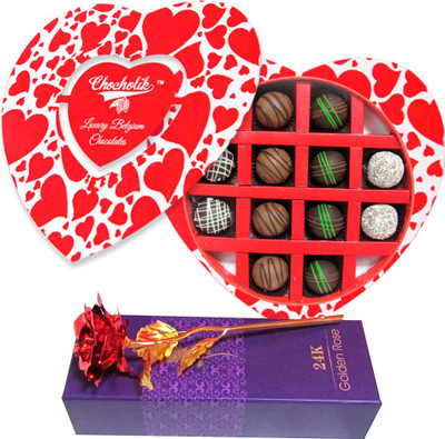 

Chocholik Artificial Flower Gift Set