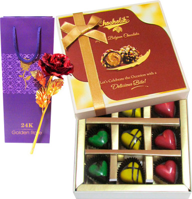 

Chocholik Artificial Flower Gift Set
