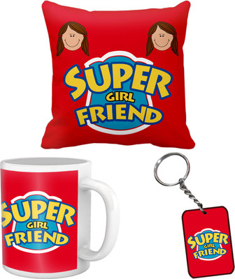 

Tied Ribbons Mug, Cushion Gift Set
