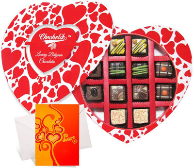 

Chocholik Greeting Card Gift Set