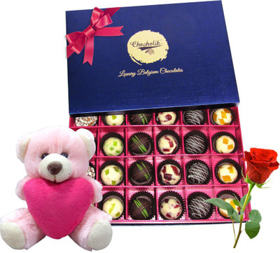 

Chocholik Artificial Flower Gift Set