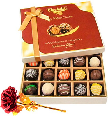

Chocholik Artificial Flower Gift Set