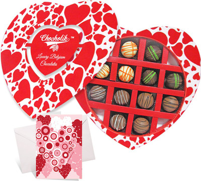 Chocholik Greeting Card Gift Set