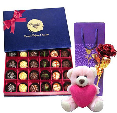

Chocholik Greeting Card Gift Set