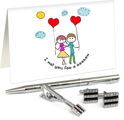 

Tied Ribbons Greeting Card Gift Set