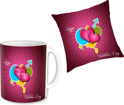 

PhotogiftsIndia Cushion, Mug Gift Set