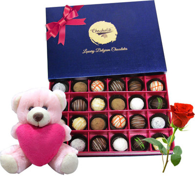

Chocholik Artificial Flower Gift Set