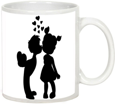 

AllUPrints Uncountable Love White Ceramic Mug(325 ml)