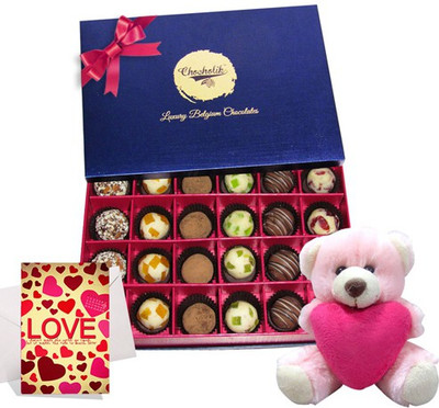 

Chocholik Greeting Card Gift Set