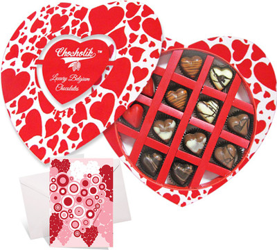 

Chocholik Greeting Card Gift Set