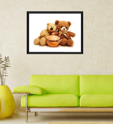 

Tallenge - Valentine's Day Gift - Sweet Couple - Framed Art Print On Photographic Paper(12 inch X 8 inch, Framed)