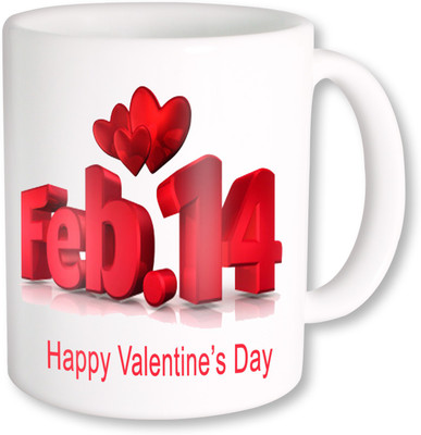 

PhotogiftsIndia happy valentine day 284 Ceramic Mug(325 ml), Multicolor