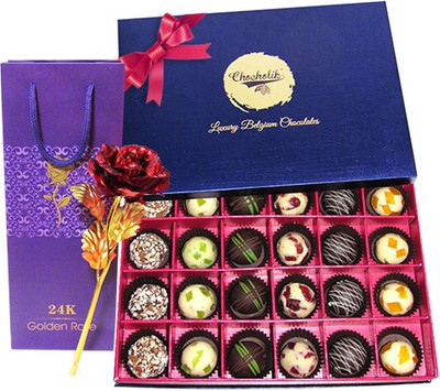 

Chocholik Artificial Flower Gift Set