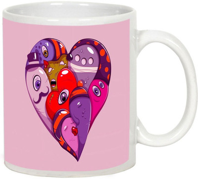

AllUPrints Best Gift On Valentines Day White Ceramic Mug(325 ml)