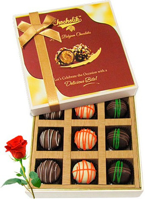

Chocholik Artificial Flower Gift Set
