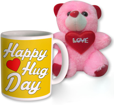

PhotogiftsIndia Mug, Soft Toy Gift Set