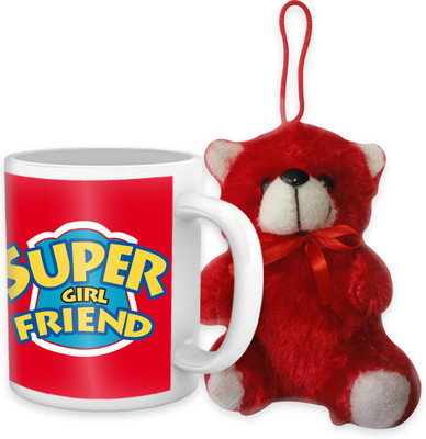 

Tied Ribbons Mug, Soft Toy Gift Set