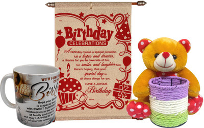 

Saugat Traders Soft Toy, Mug Gift Set
