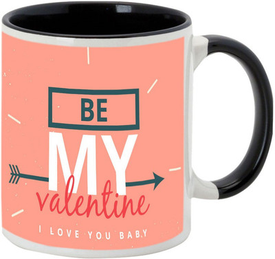 

AllUPrints You And Me Feb 14 Love Black Ceramic Mug(325 ml)