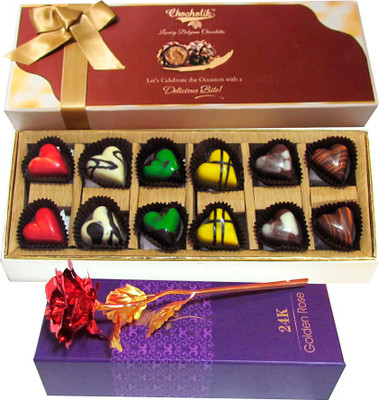 

Chocholik Artificial Flower Gift Set