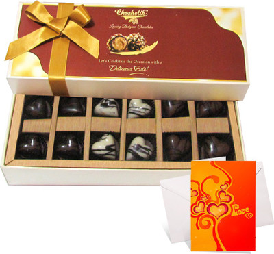 

Chocholik Greeting Card Gift Set