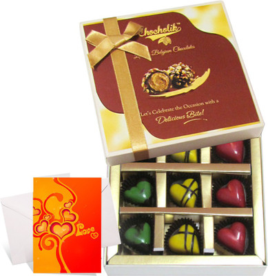 

Chocholik Greeting Card Gift Set