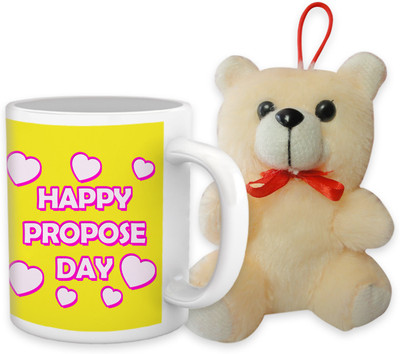

Tied Ribbons Mug, Soft Toy Gift Set