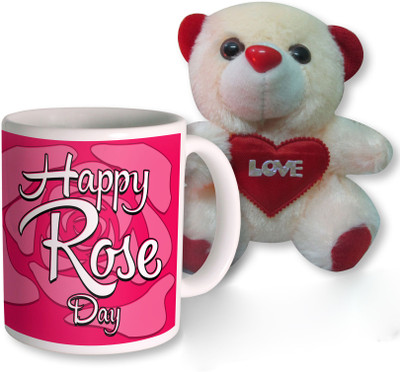 

PhotogiftsIndia Mug, Soft Toy Gift Set