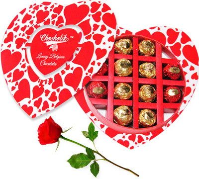 

Chocholik Artificial Flower Gift Set